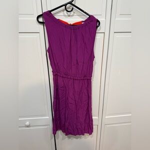 Kate Spade purple orchid ruffle dress